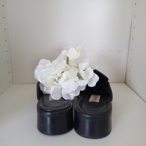 ETIENNE AIGNER comedy animal print leather mules size 8.5 - Picture 5 of 14